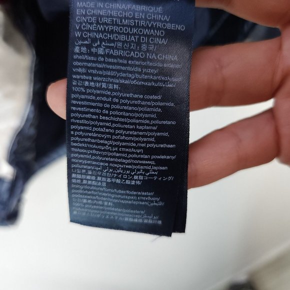 Tommy Jeans Windbreaker Hoodie Jacket Womens Medium Pocket Half Zip Oversized - Picture 16 of 16